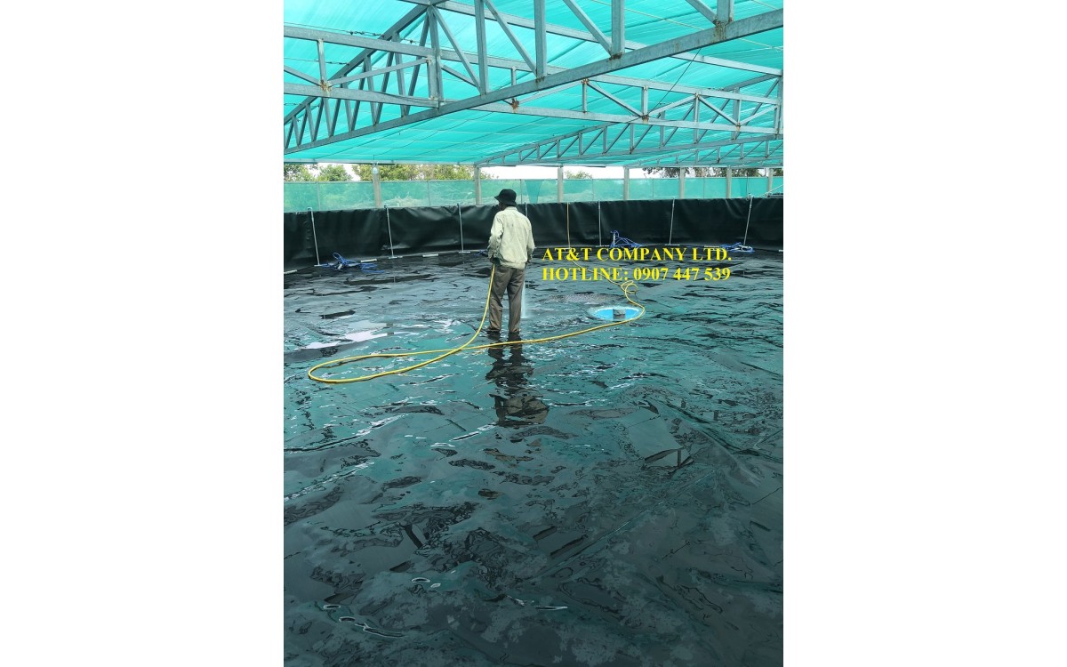Ứng dụng của ao tr&ograve;n khung sắt trong nu&ocirc;i t&ocirc;m th&acirc;m canh
